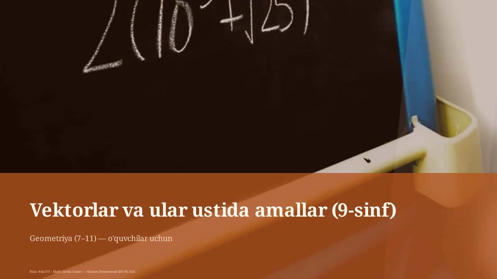 Matematika darsi 1