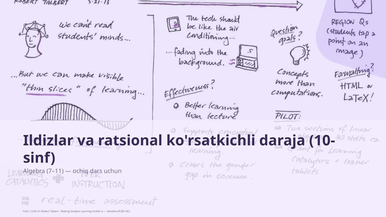 Ildizlar va ratsional ko'rsatkichli daraja (10-sinf) 1