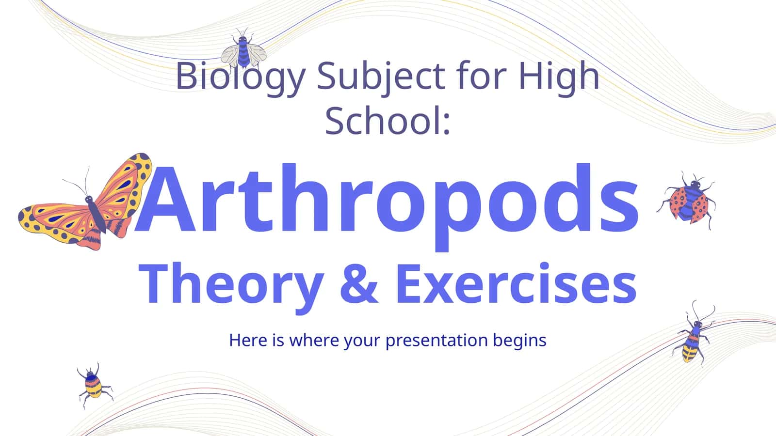 Biology Subject for High School: Arthropods 1