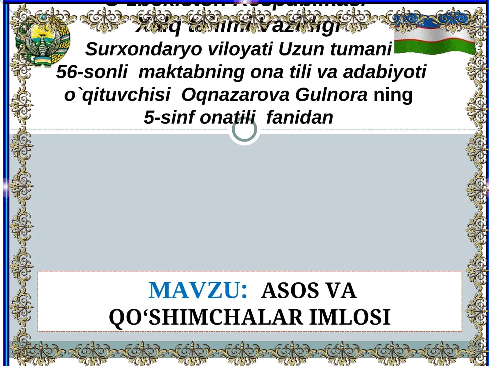 ASOS VA QO‘SHIMCHALAR IMLOSI 1