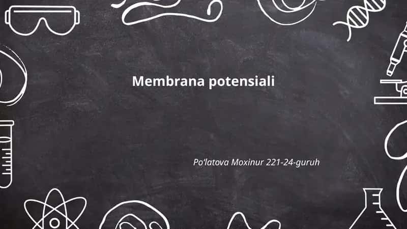 Membrana potensiali 1