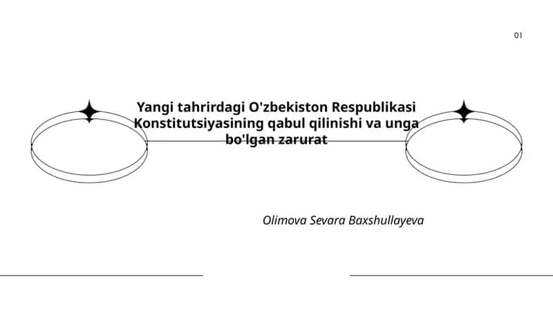 Yangi tahrirdagi O'zbekiston Respublikasi Konstitutsiyasining qabul qilinishi va unga bo'lgan zarurat 1