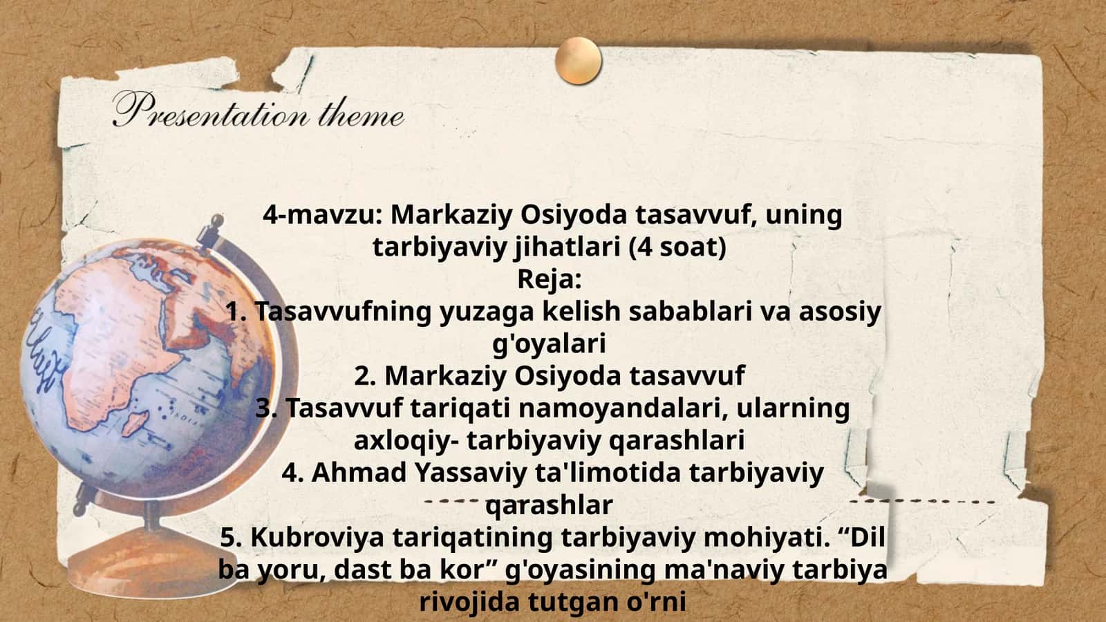 Markaziy Osiyoda tasavvuf 1