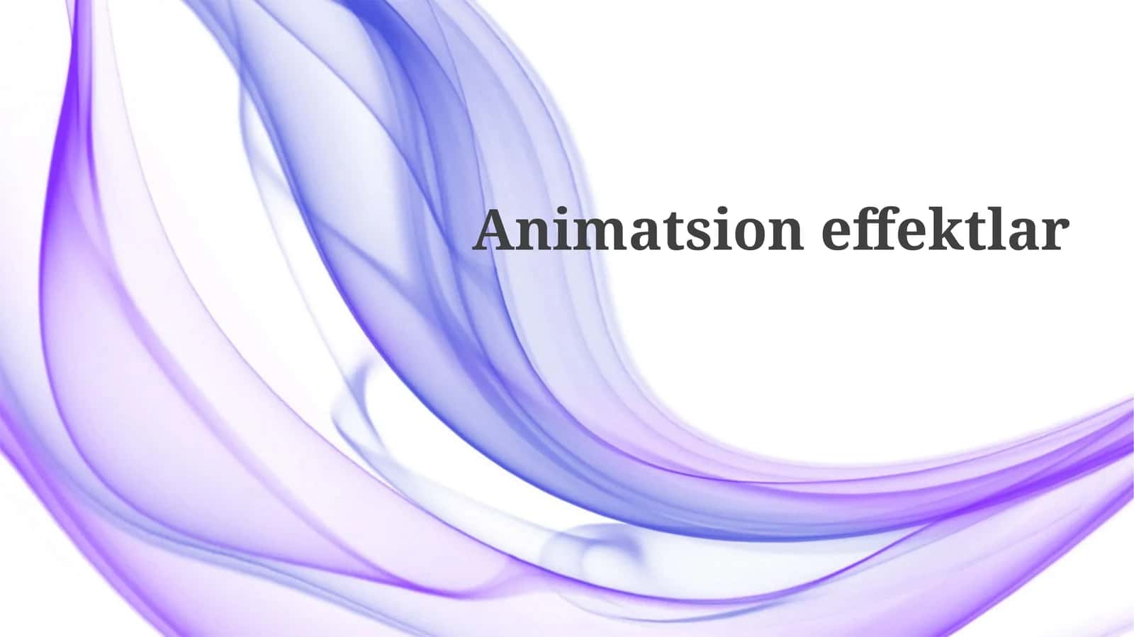 Animatsioneffektlar 1