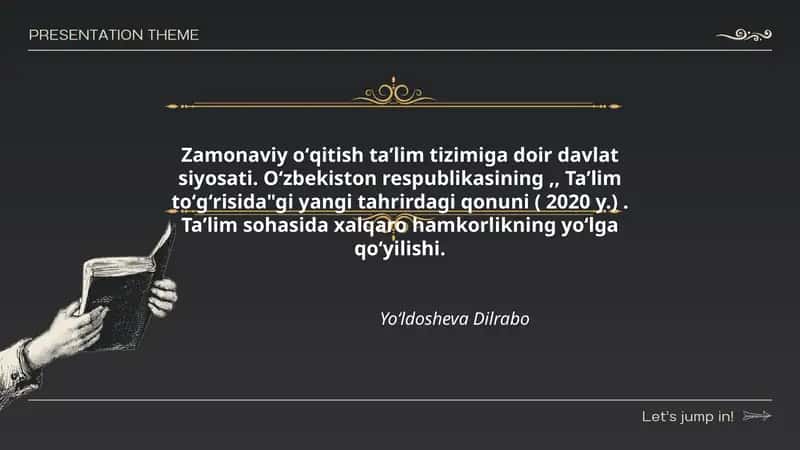 Taʼlim sohasida xalqaro hamkorlikning yoʻlga qoʻyilishi 1