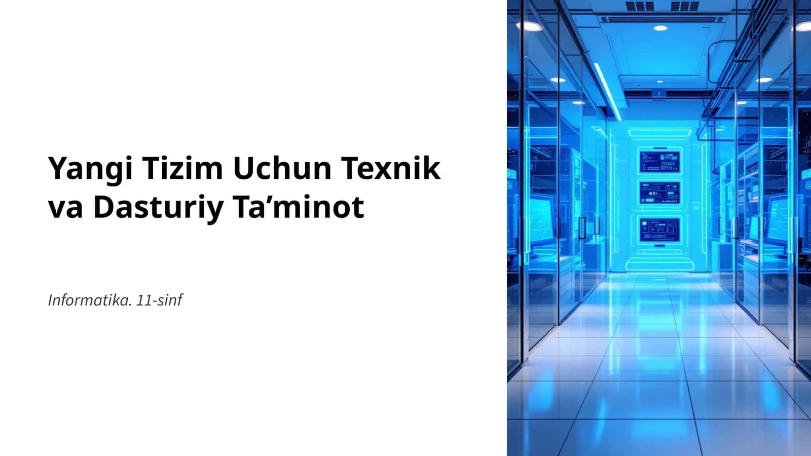 Texnik va Dasturiy Ta’minot 1