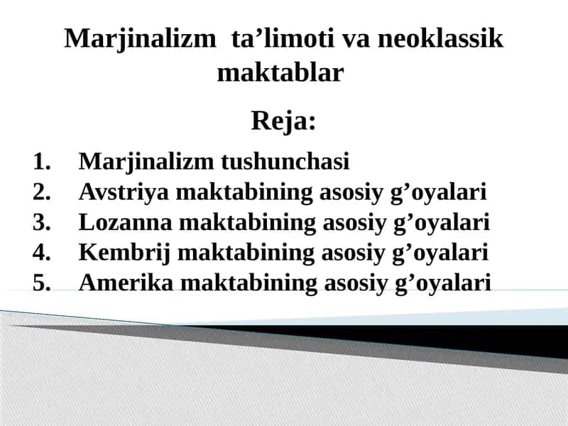 Marjinalizm tushunchasi 1