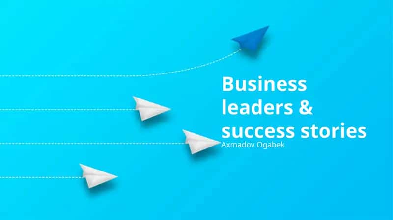 Business leaders & success stories 1