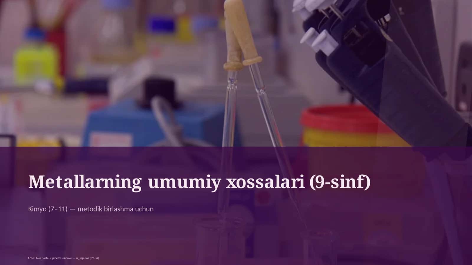 Metallarning umumiy xossalari (9-sinf) 1