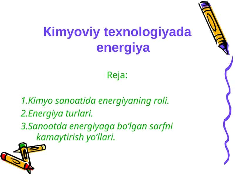 Kimyoviy texnologiyada energiya 1
