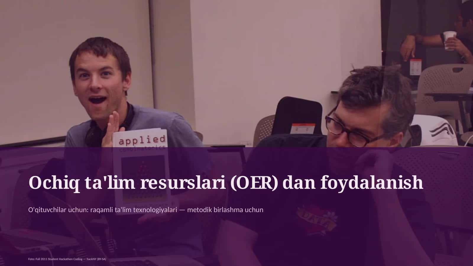 Ochiq ta'lim resurslari (OER) dan foydalanish 1