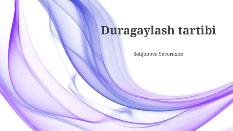 Qon ketishini to'xtatish 1