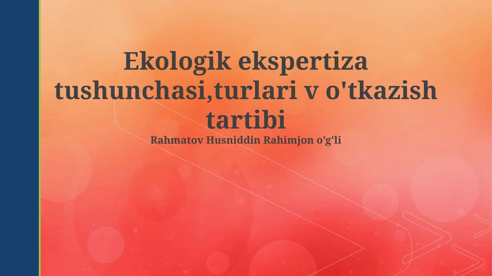 Ekologik Ekspertiza 1