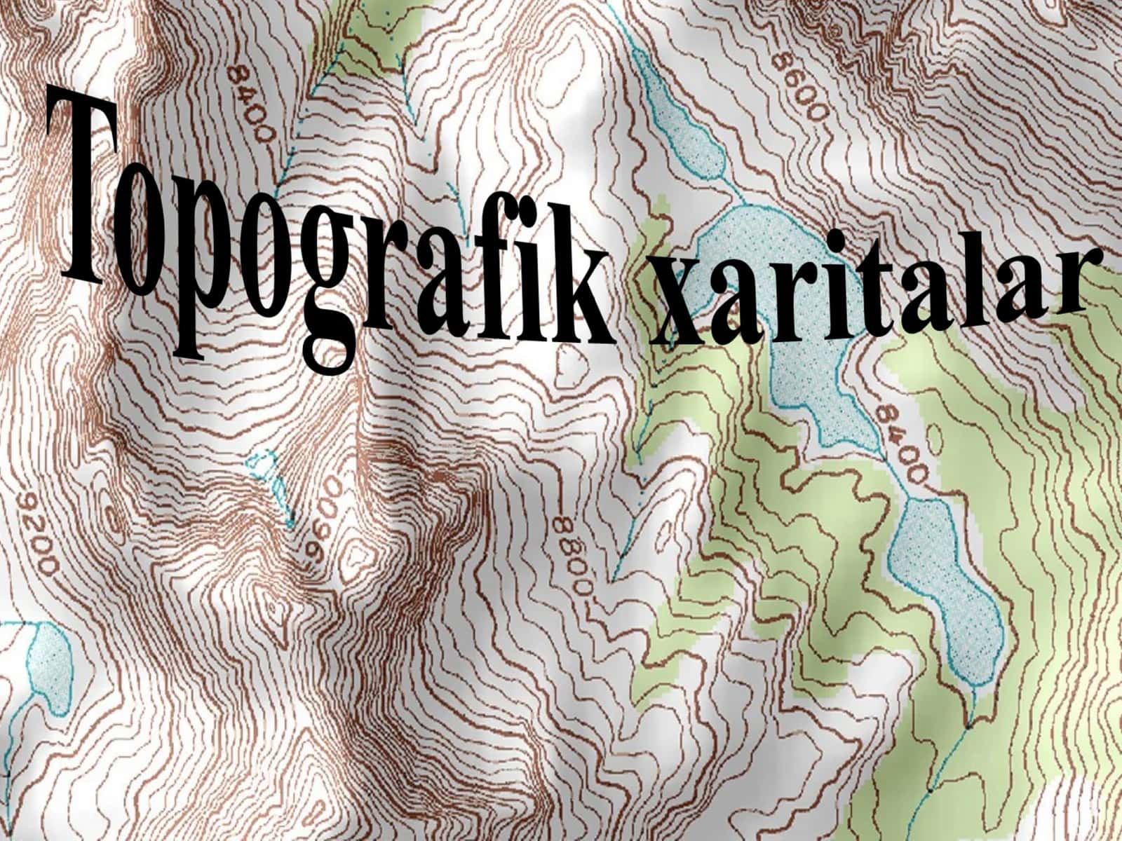 Topografik xaritalar 1