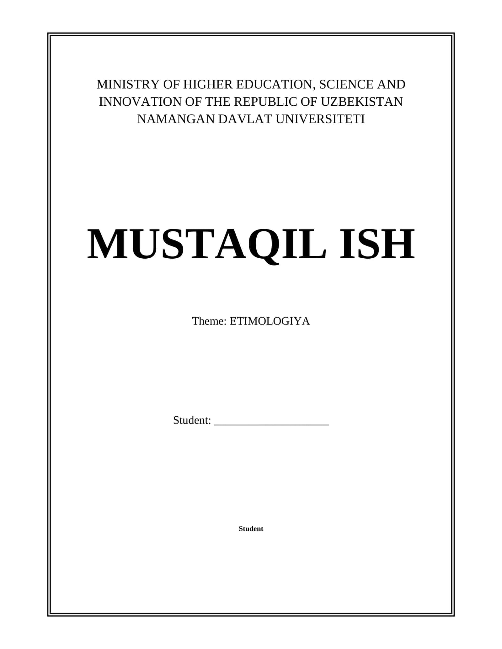 ETIMOLOGIYA 1