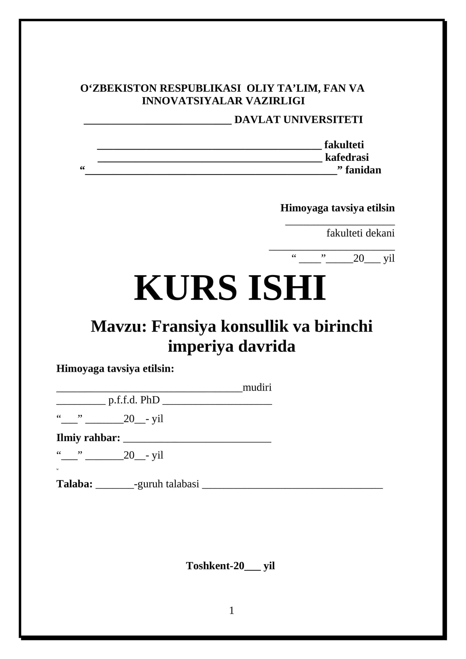 Fransiya konsullik va birinchi imperiya davrida 1