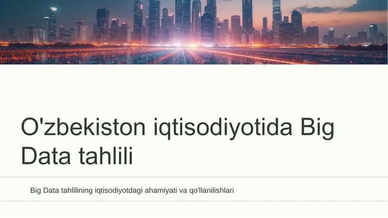 Big Data Tahlili 1