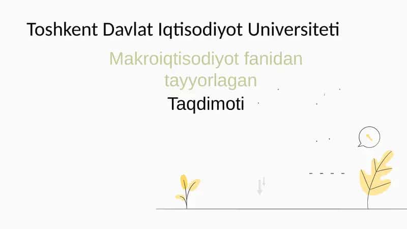 Pul bozoridagi Muvozanat 1