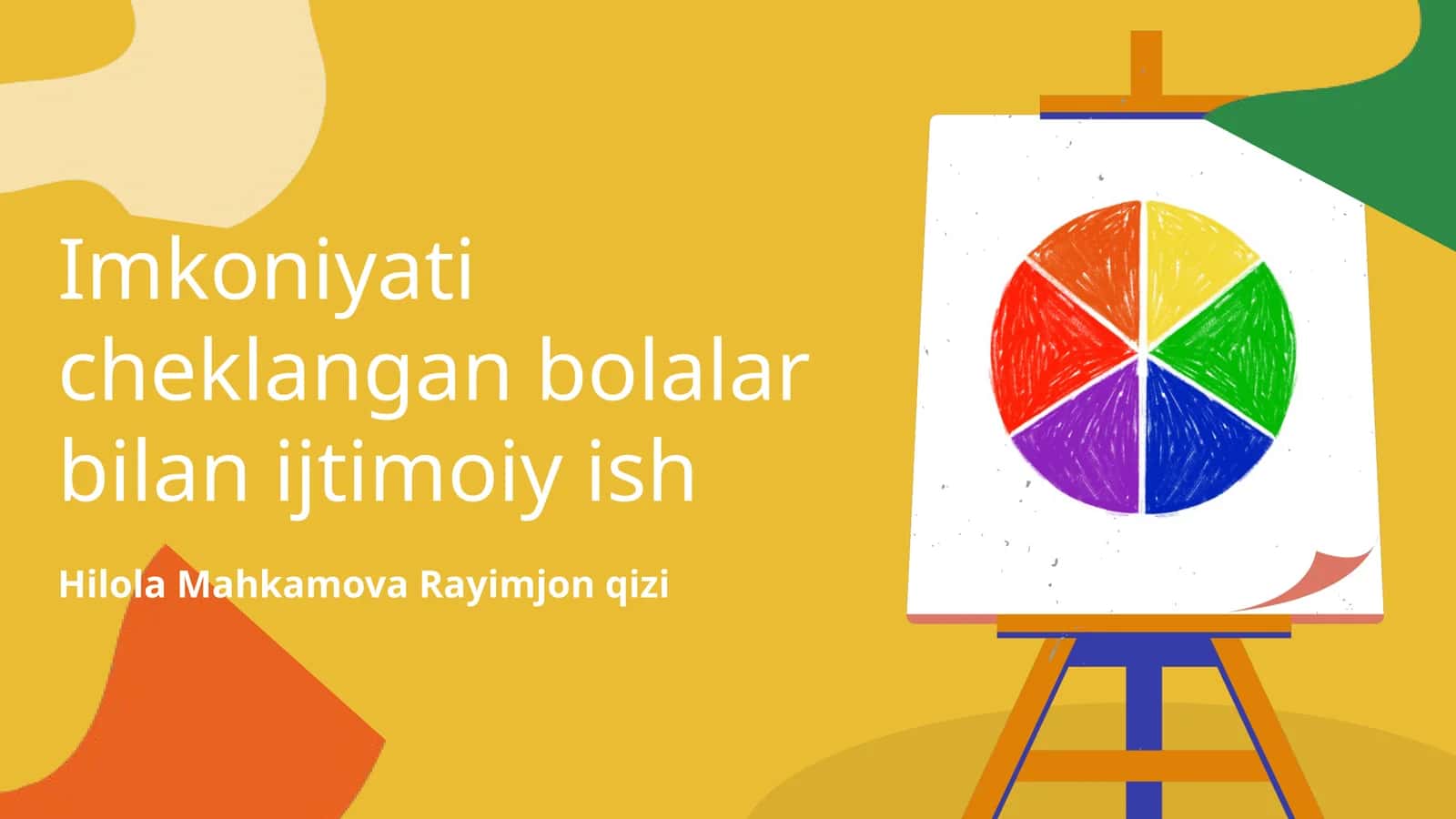 Imkoniyati cheklangan bolalar bilan ijtimoiy ish 1