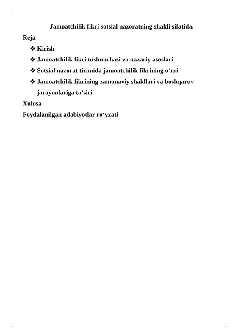 Jamoatchilik fikri 1