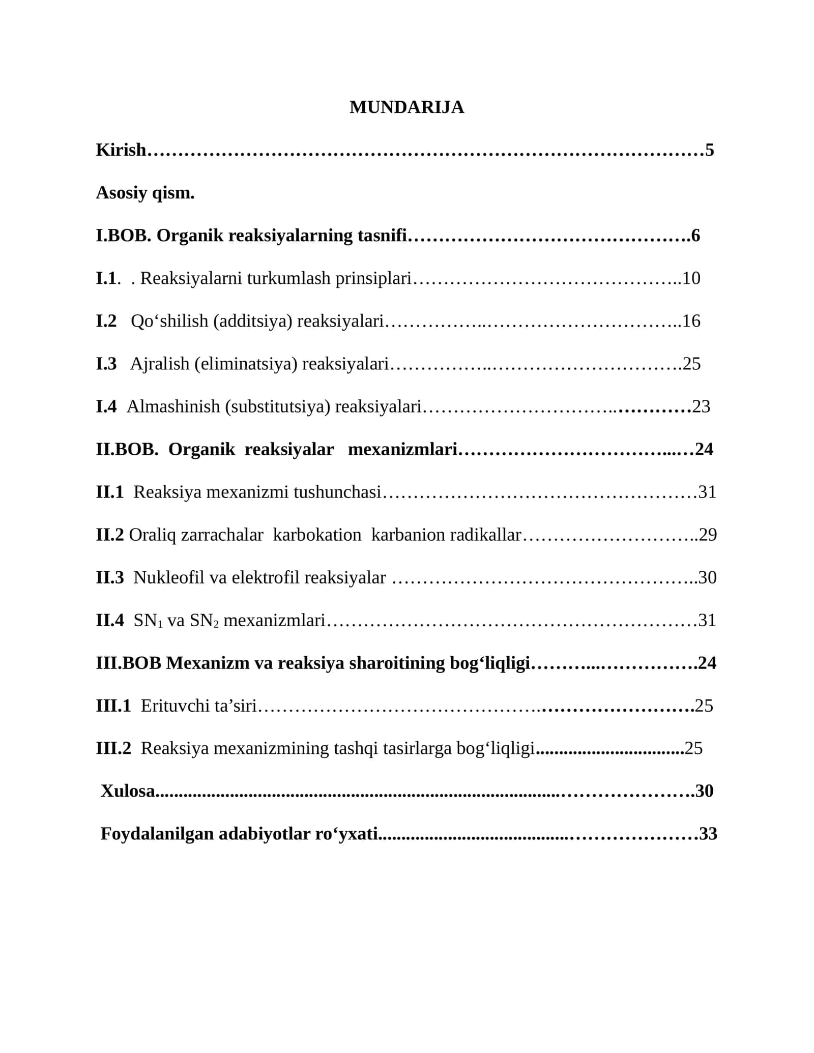 Organik reaksiyalar mexanizmlari 1