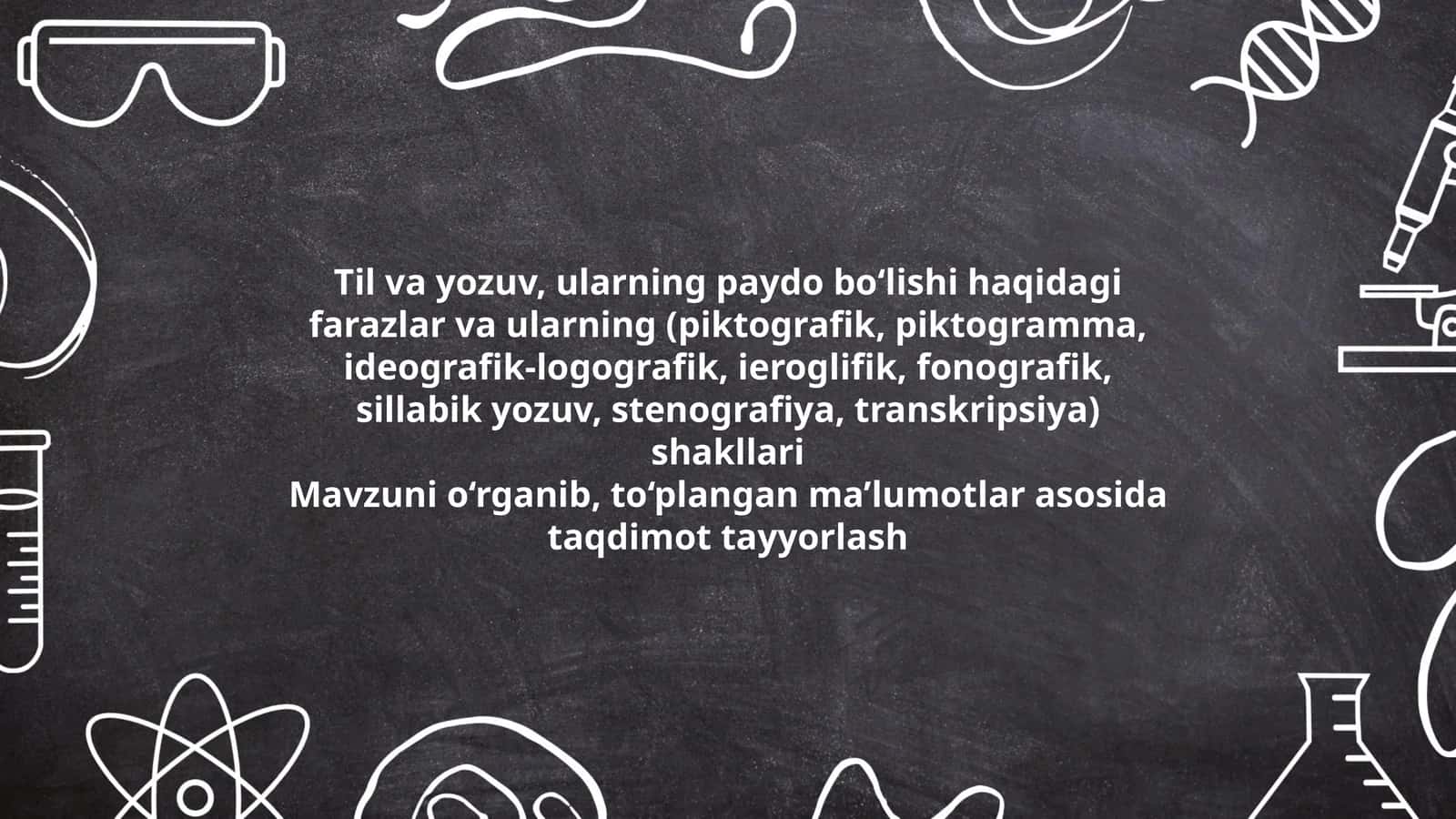Til va yozuvning paydo bo‘lishi 1