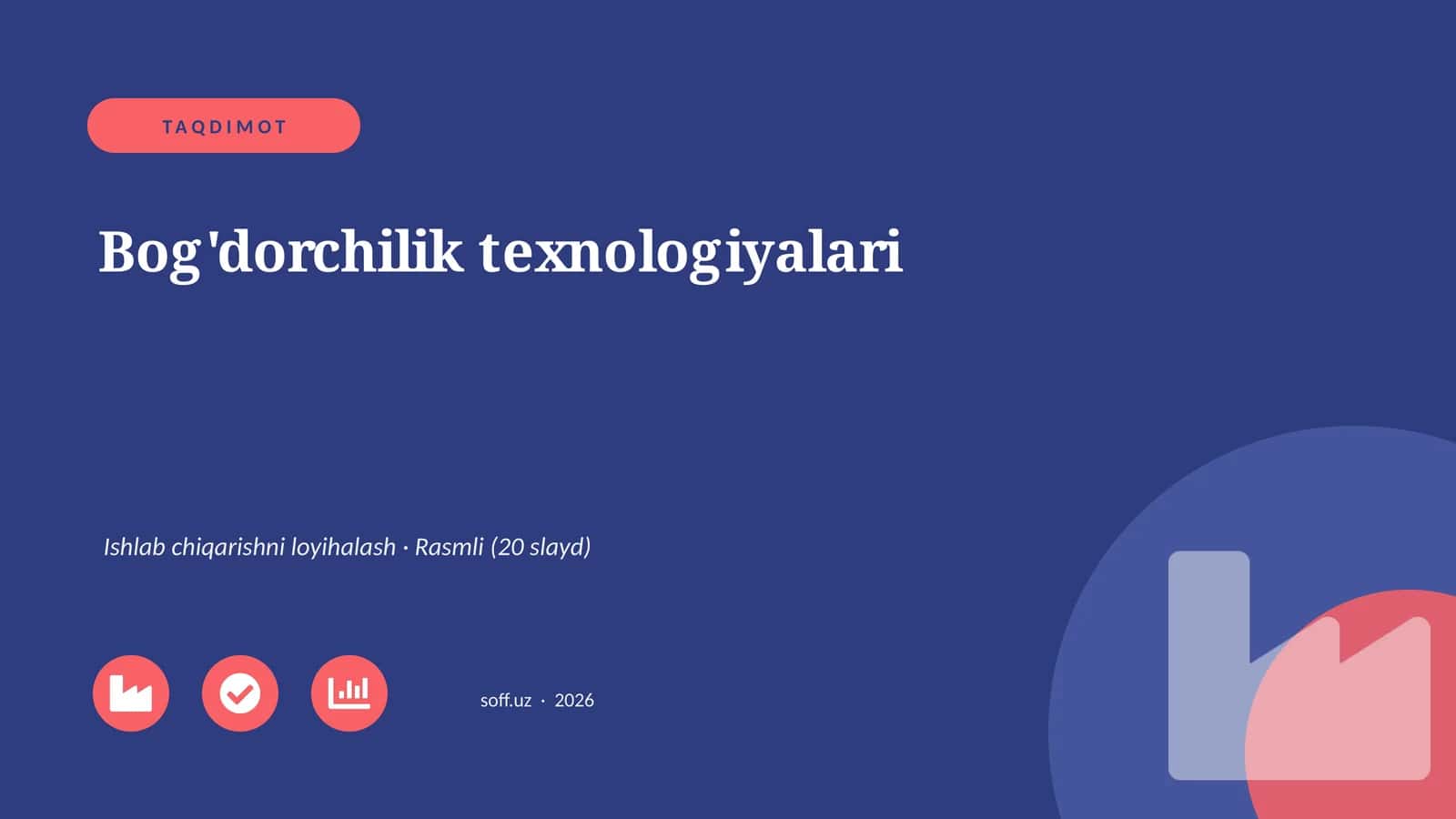Bog'dorchilik texnologiyalari 1