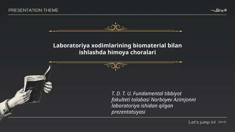 Laboratoriya xodimlarining biomaterial bilan ishlashda himoya choralari 1