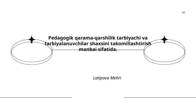 Pedagogik qarama-qarshilik 1