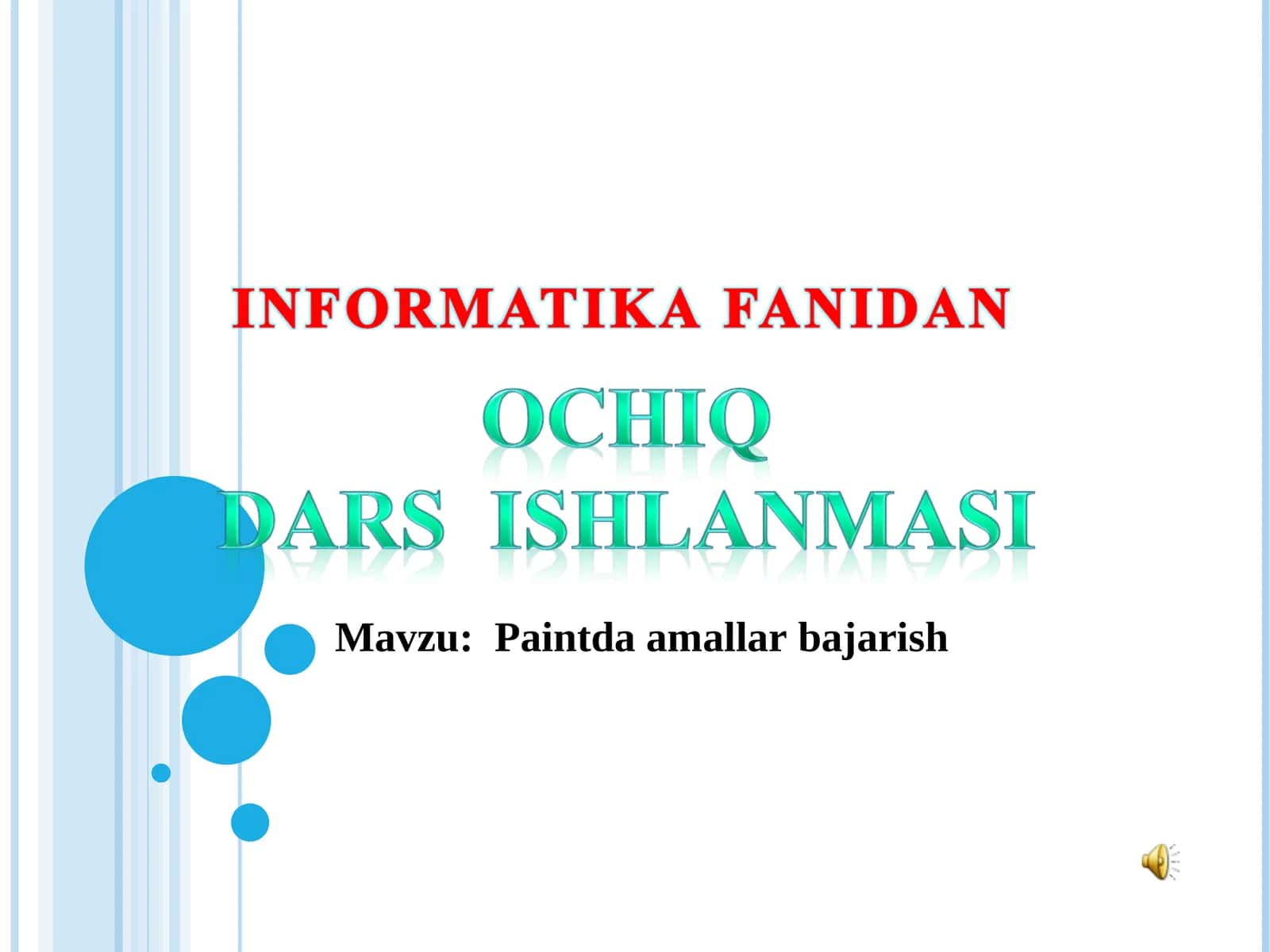 Paintda amallar bajarish 1