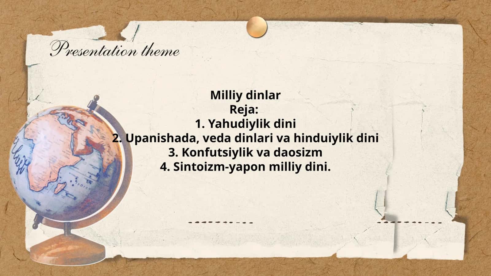 Milliy dinlar 1