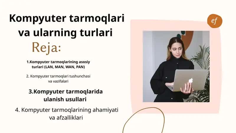 Kompyuter tarmoqlarining asosiy turlari 1