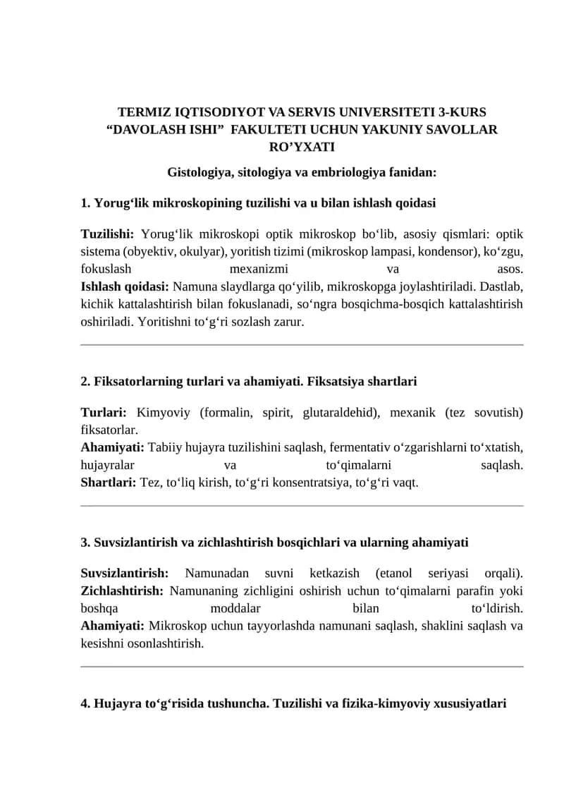 Yorug‘lik mikroskopi 1