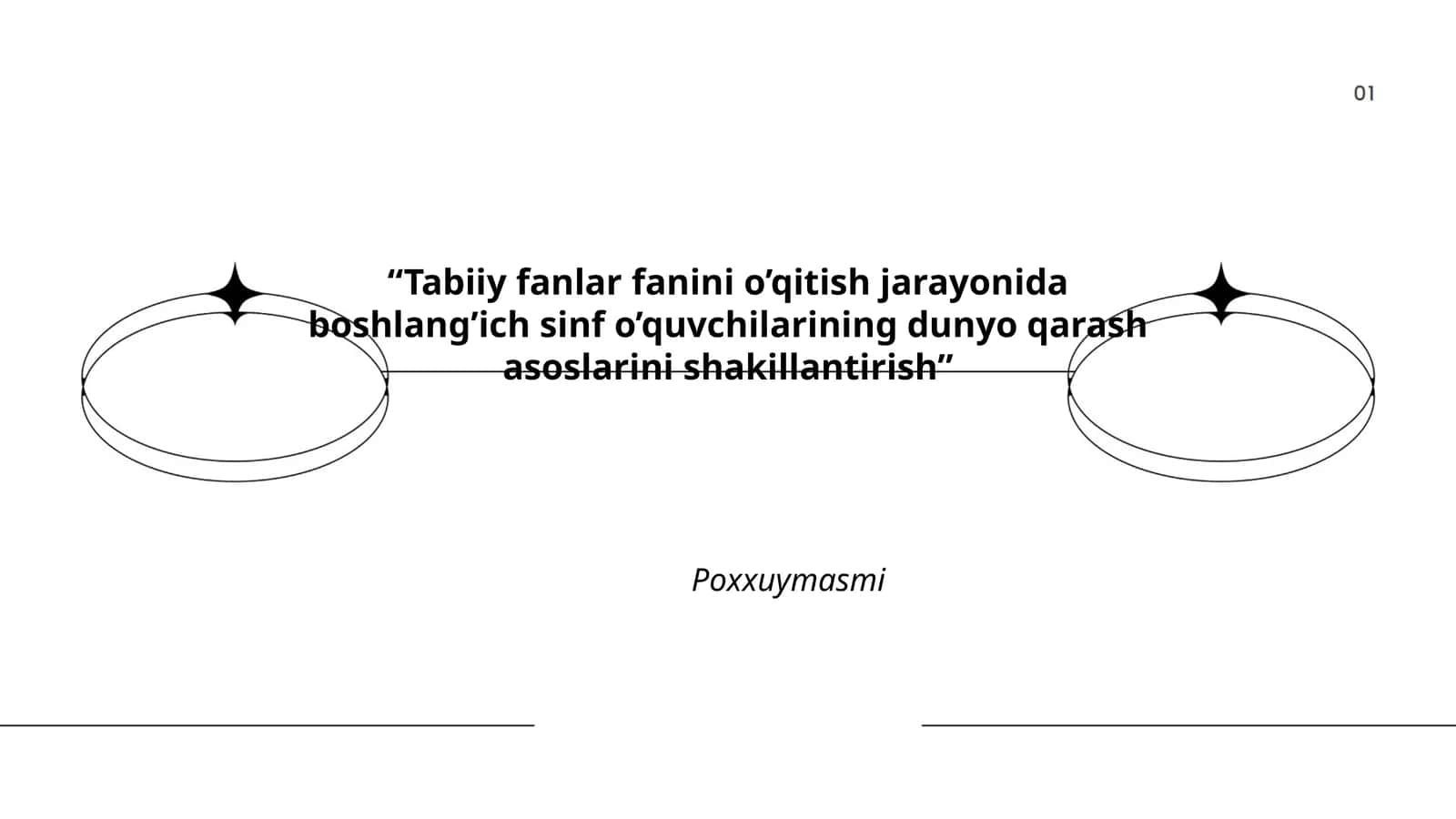 Ekologik ongni shakllantirish 1