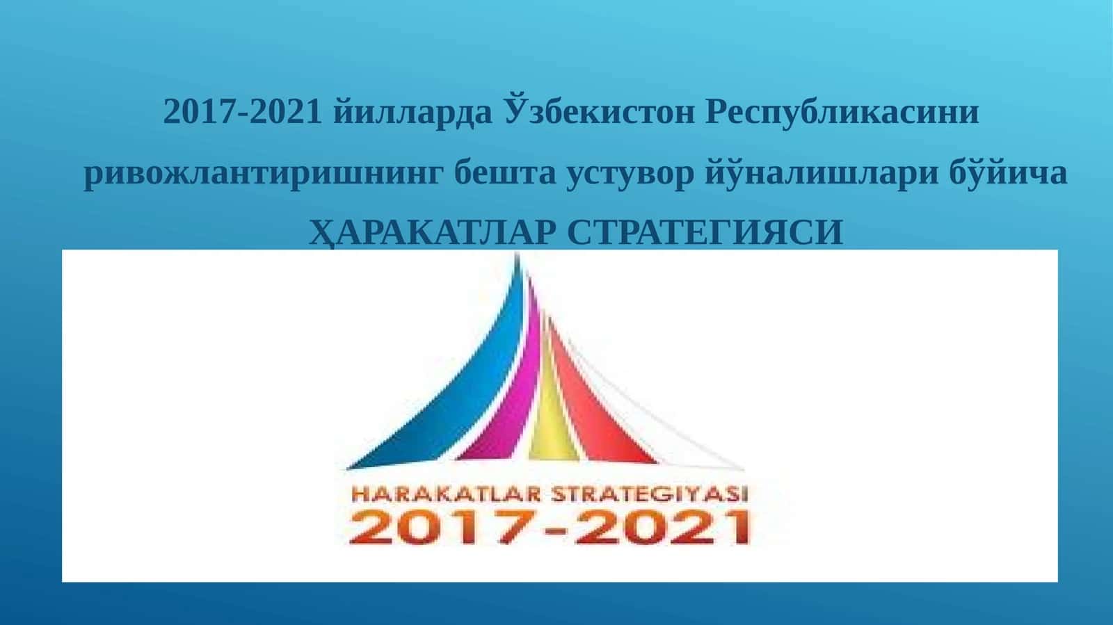 ҲАРАКАТЛАР СТРАТЕГИЯСИ 1