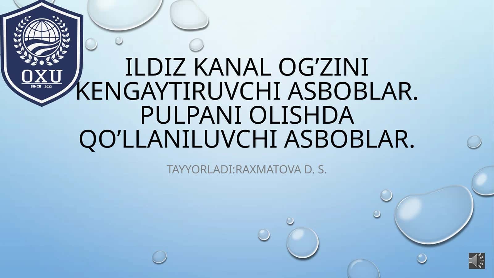 Ildiz kanal o'zini kengaytiruvchi asboblar 1