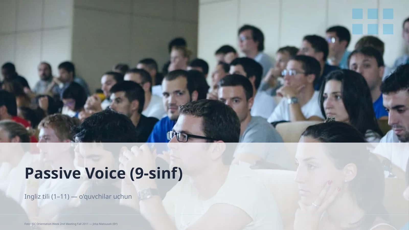 Passive Voice (9-sinf) 1