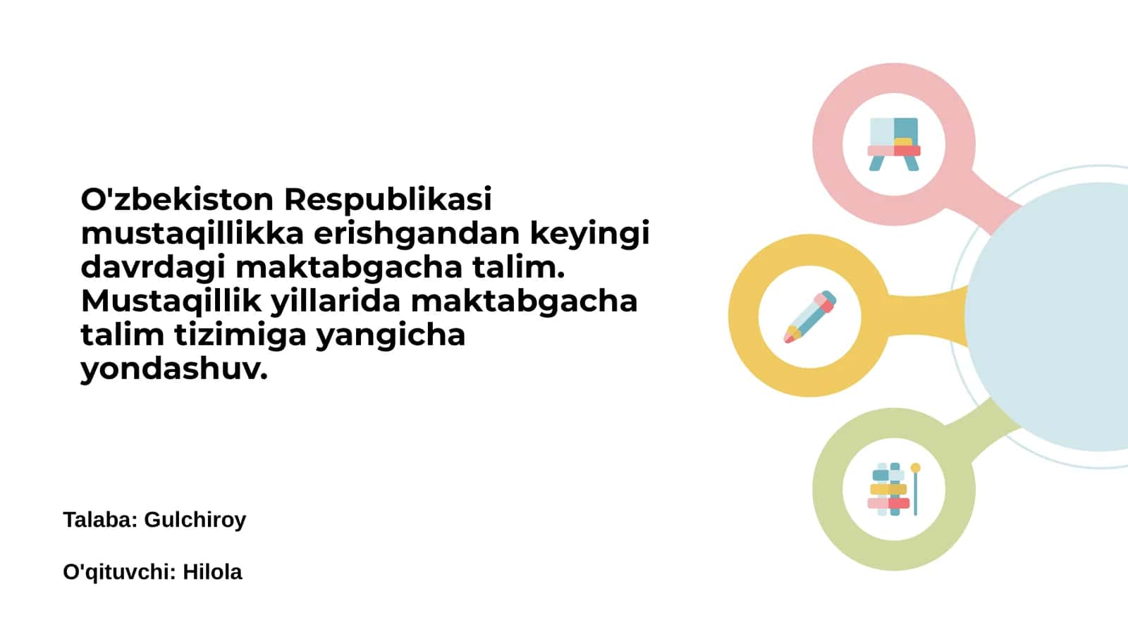 Mustaqillik yillarida maktabgacha talim 1