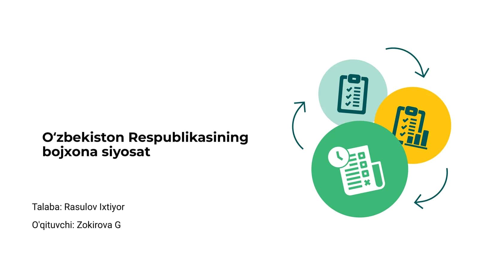 O‘zbekiston Respublikasining bojxona siyosati 1