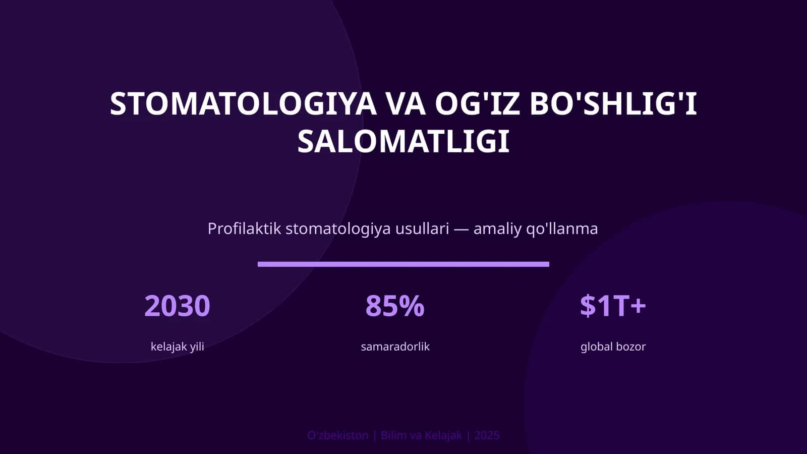 Profilaktik stomatologiya usullari — amaliy qo'llanma 1