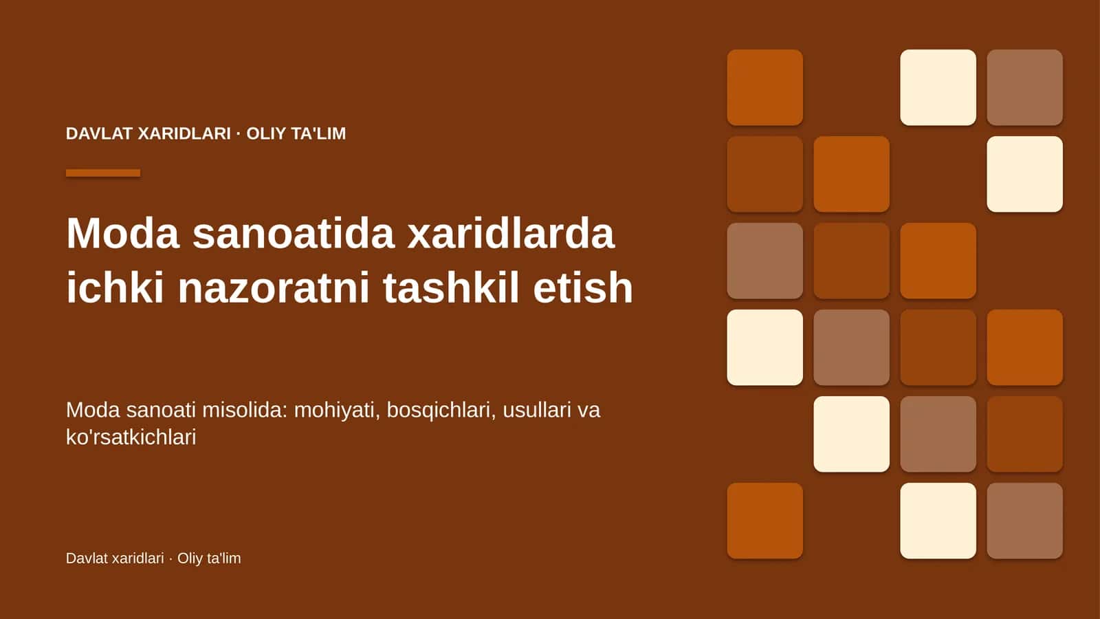 moda sanoatida xaridlarda ichki nazoratni tashkil etish 4453 1