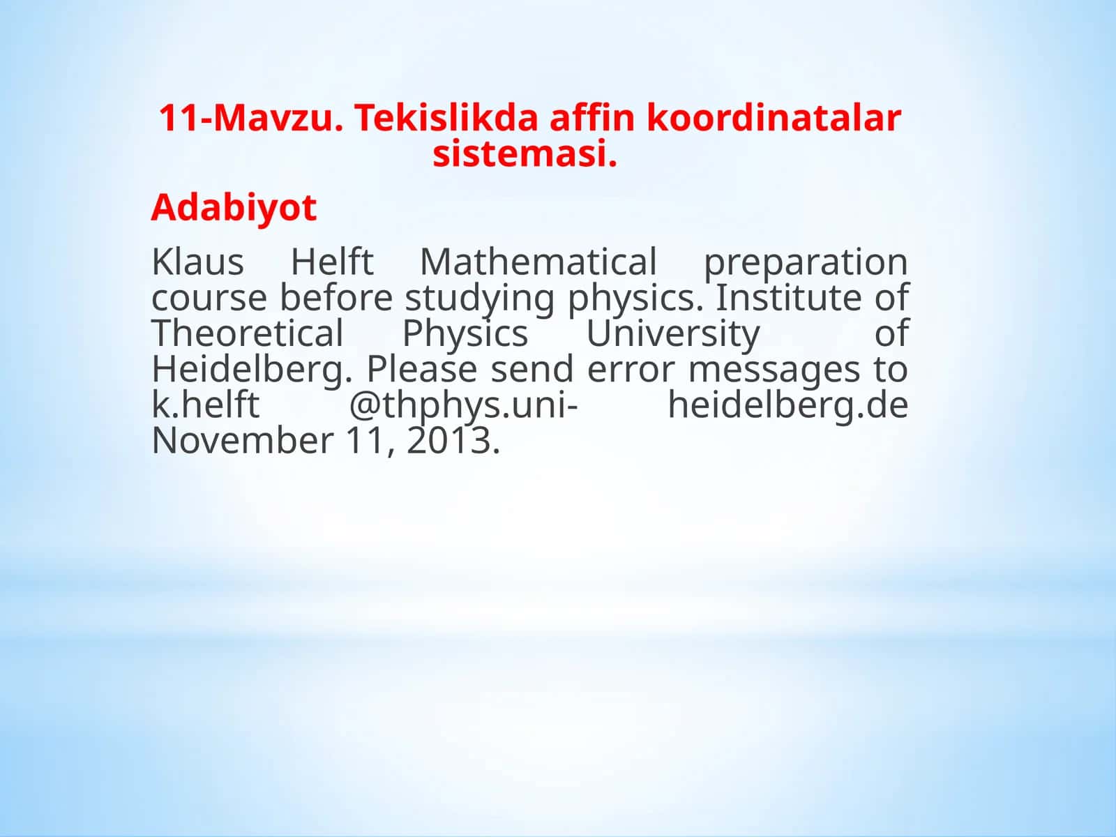 Tekislikdaaffinkoordinatalarsistemasi 1