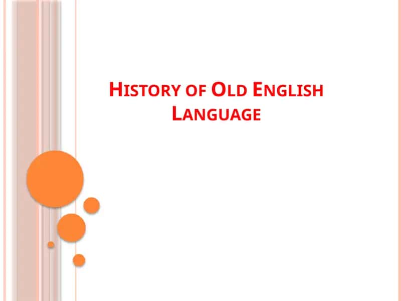 History of English Language 1
