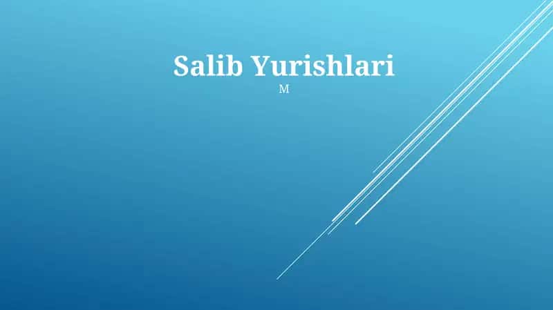 Solib Yurishlari 1