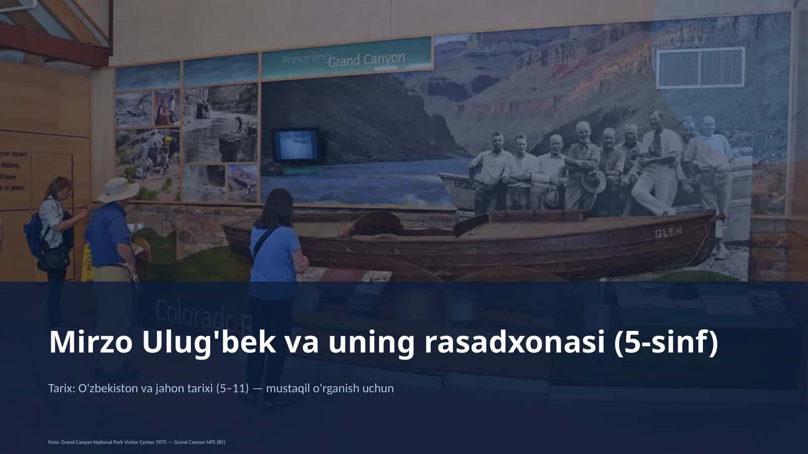 Mirzo Ulug'bek va uning rasadxonasi (5-sinf) 1