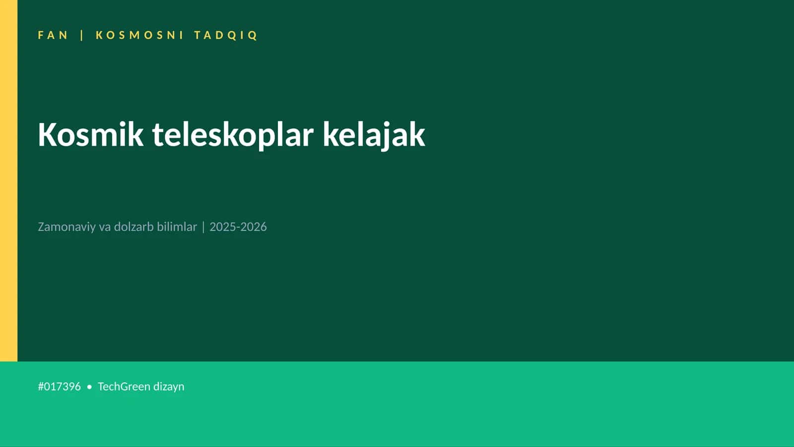 KOSMOSNI TADQIQ 1