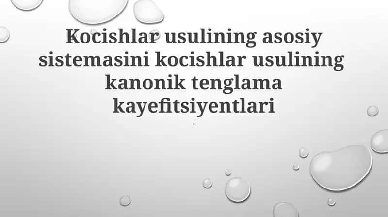 Ko'chirish usuli 1