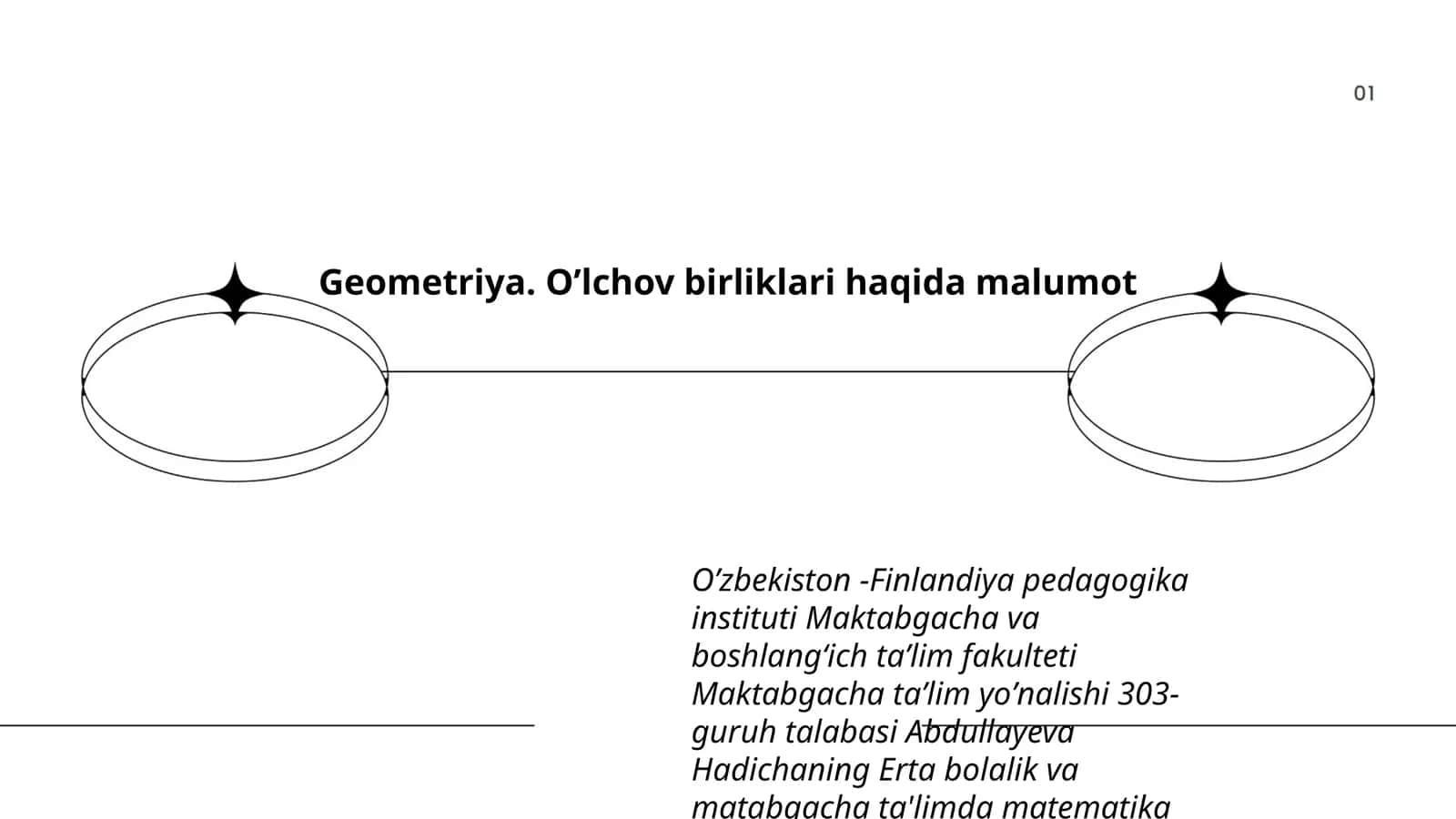 Geometriya. Oʼlchov birliklari haqida malumot 1