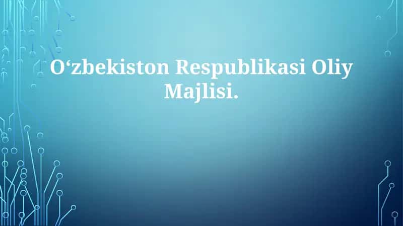 Oliy Majlis 1