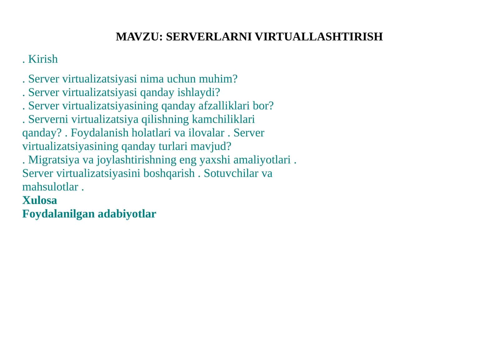SERVERLARNI VIRTUALLASHTIRISH 1